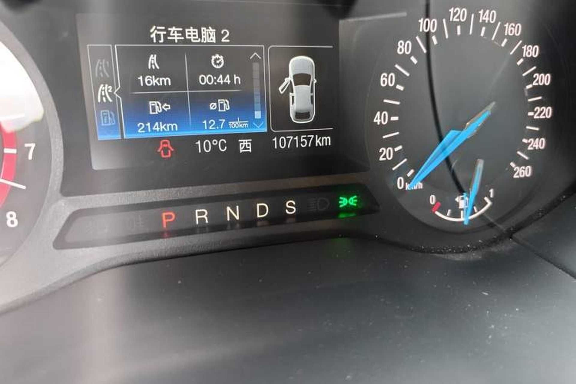 Used Ford Edge 2015 2.0T GTDi Two-Wheel-Drive Elite Edition Odometer Close Up