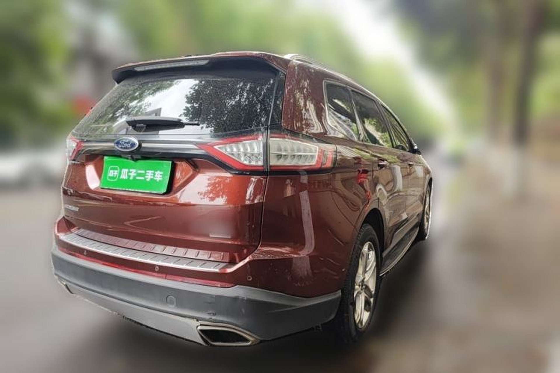 Used Ford Edge 2015 2.0T GTDi Two-Wheel-Drive High-Line Version Rear Right 45 Deg