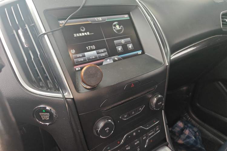 Used Ford Edge 2015 2.0T GTDi Two-Wheel-Drive High-Line Version Audio And AC Panel