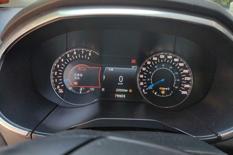 Used Ford Edge 2015 2.0T GTDi Four-Wheel Drive Prestige Model Instrument Cluster
