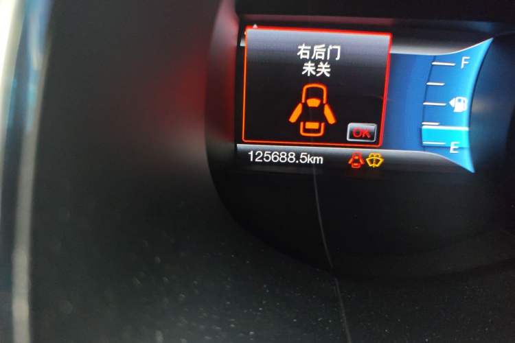 Used Ford Edge 2015 2.0T GTDi 4x4 High-Grade Model Odometer Close Up