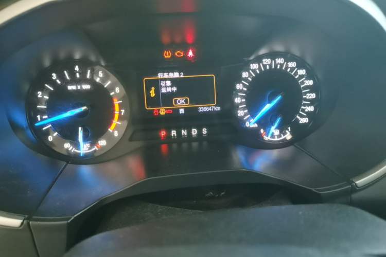 Used Ford Edge 2015 2.0T GTDi Two-Wheel-Drive Elite Edition Odometer Close Up