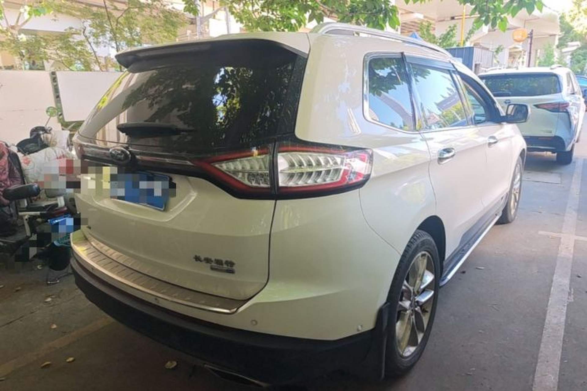 Used Ford Edge 2015 2.0T GTDi Four-Wheel Drive Prestige Model Rear Right 45 Deg
