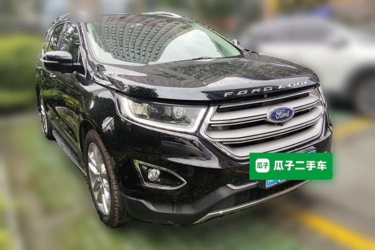 Used Ford Edge 2016 EcoBoost 245 Four-Wheel Drive Titanium 7-Seater Front Right 45 Deg