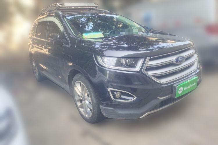 Used Ford Edge 2016 EcoBoost 245 Four-Wheel Drive Titanium 7-Seater Front Right 45 Deg