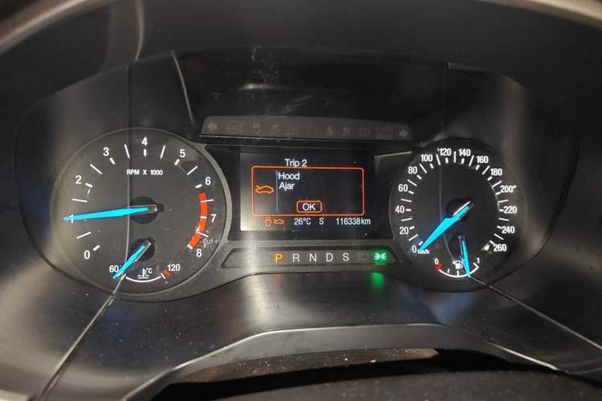 Used Ford Edge 2016 EcoBoost 245 Two-Wheel-Drive Titanium 5-Seater Odometer Close Up