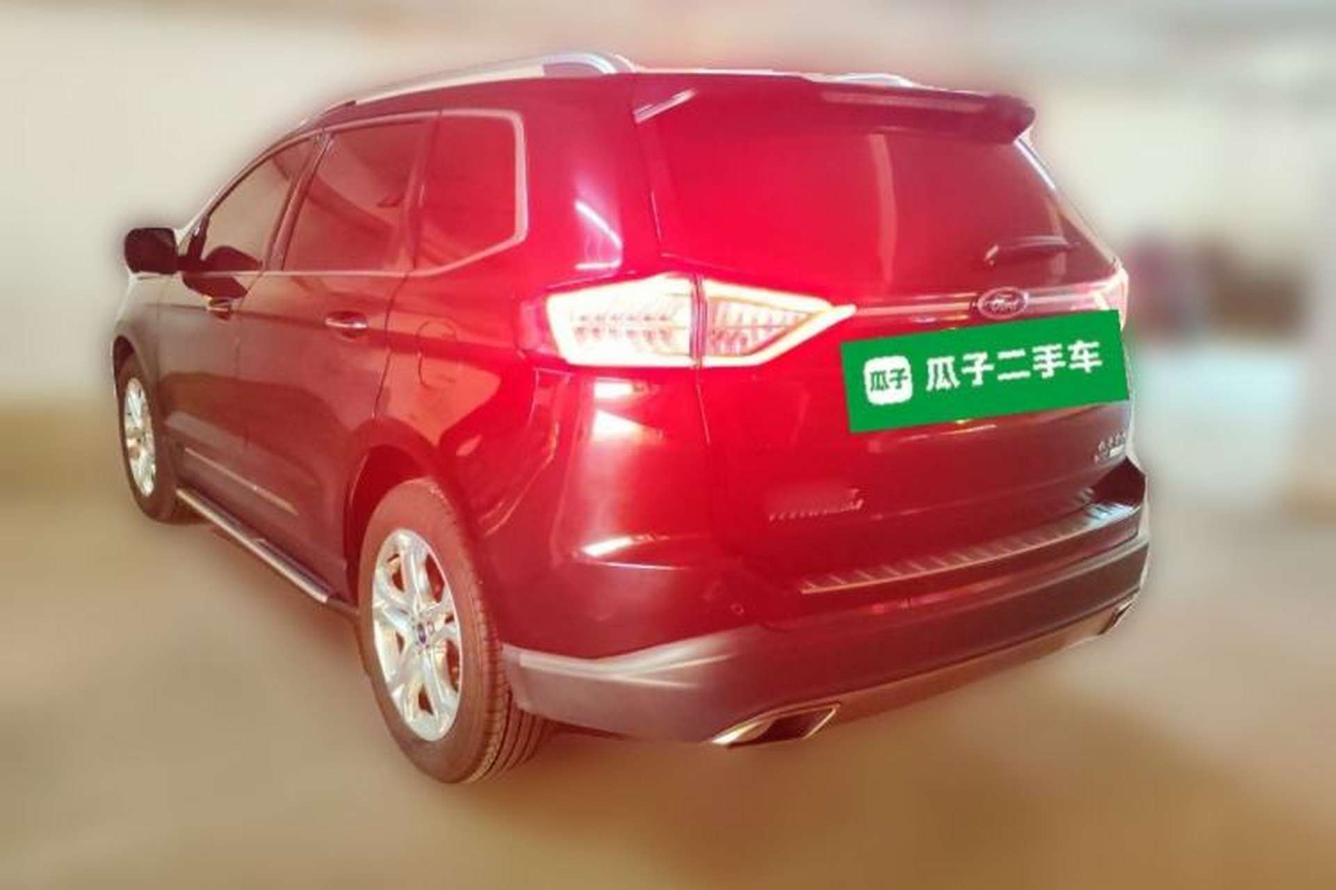 Used Ford Edge 2016 EcoBoost 245 Two-Wheel-Drive Titanium 7-Seater Rear Left 45 Deg