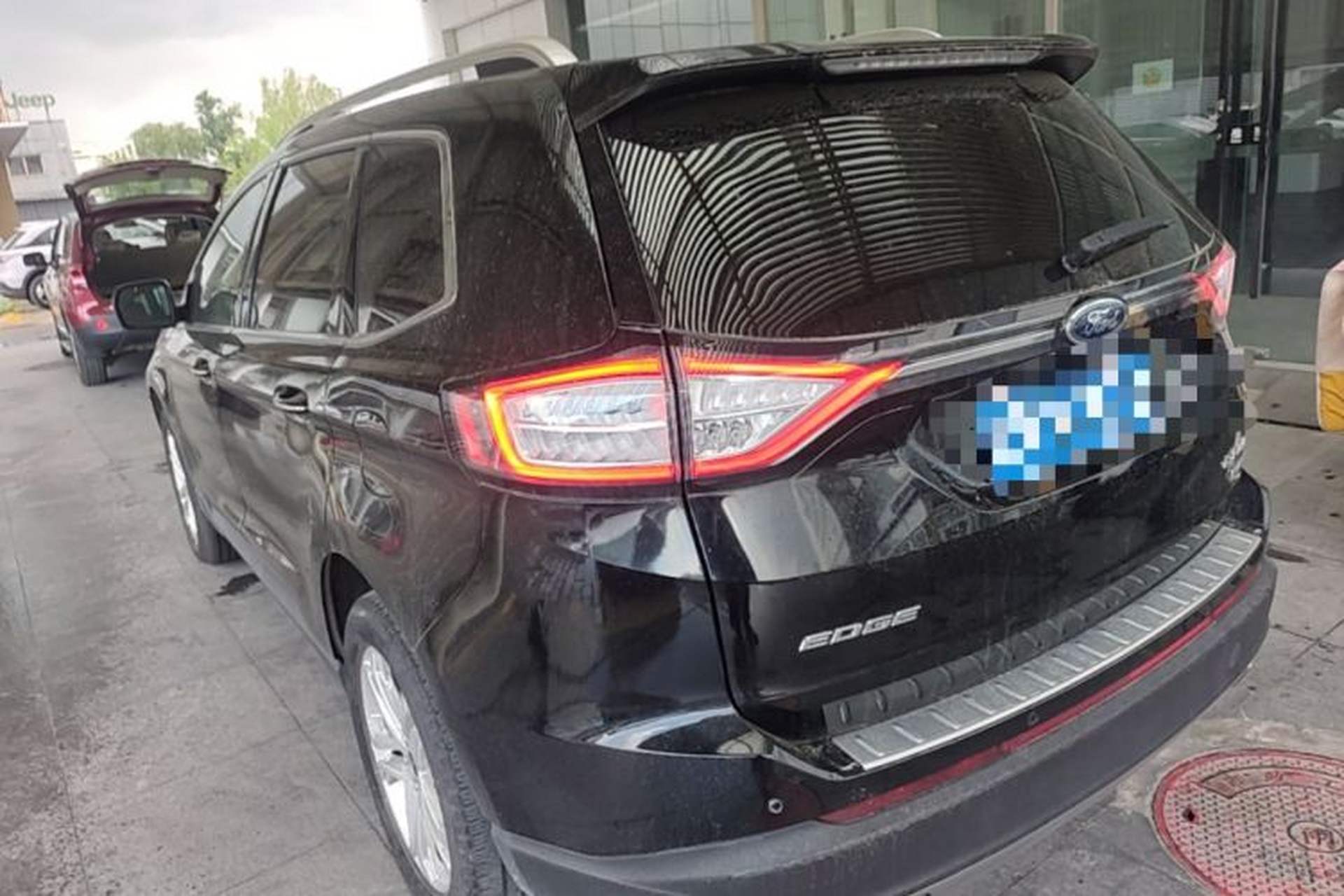 Used Ford Edge 2016 EcoBoost 245 Four-Wheel Drive Titanium Edition 7-Seater Rear Left 45 Deg