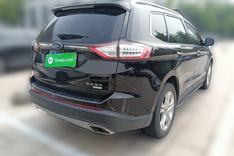 Used Ford Edge 2016 EcoBoost 245 Two-Wheel-Drive Titanium 7-Seater Rear Right 45 Deg