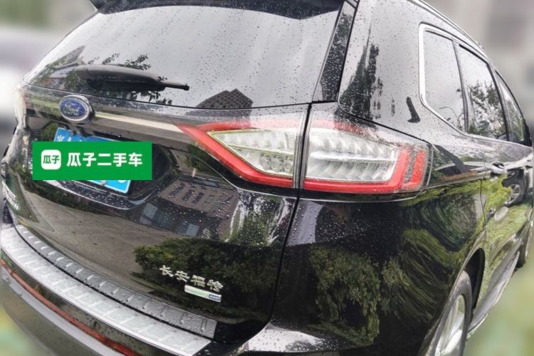 Used Ford Edge 2016 EcoBoost 245 Four-Wheel Drive Titanium 7-Seater Rear Right 45 Deg