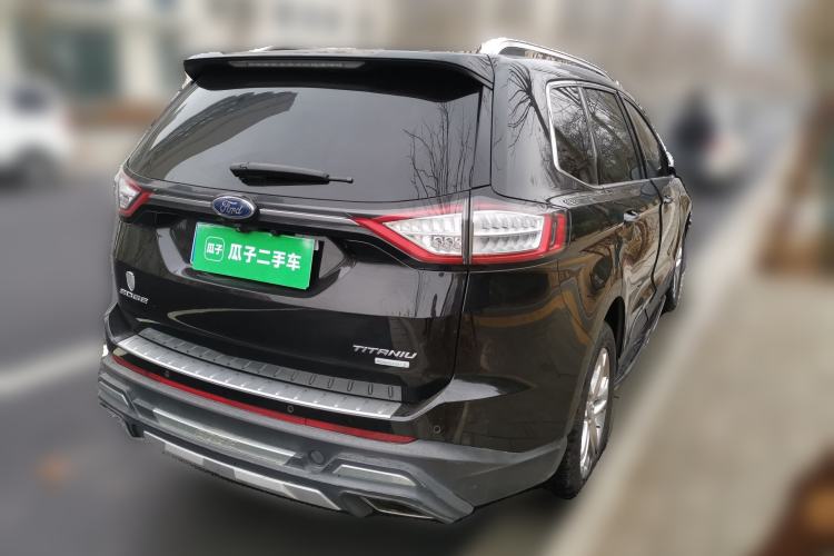 Used Ford Edge 2016 EcoBoost 245 Two-Wheel-Drive Titanium 7-Seater Rear Right 45 Deg