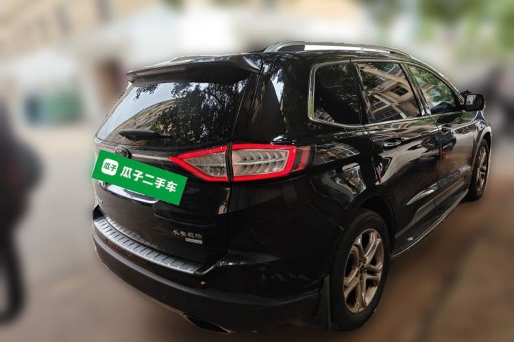 Used Ford Edge 2016 EcoBoost 245 Two-Wheel-Drive Titanium 7-Seater Rear Right 45 Deg