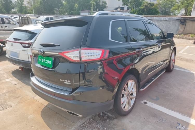 Used Ford Edge 2016 EcoBoost 245 Four-Wheel Drive Titanium 7-Seater Rear Right 45 Deg