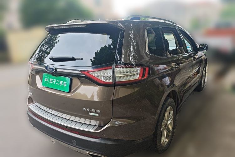 Used Ford Edge 2016 EcoBoost 245 Two-Wheel-Drive Titanium 7-Seater Rear Right 45 Deg