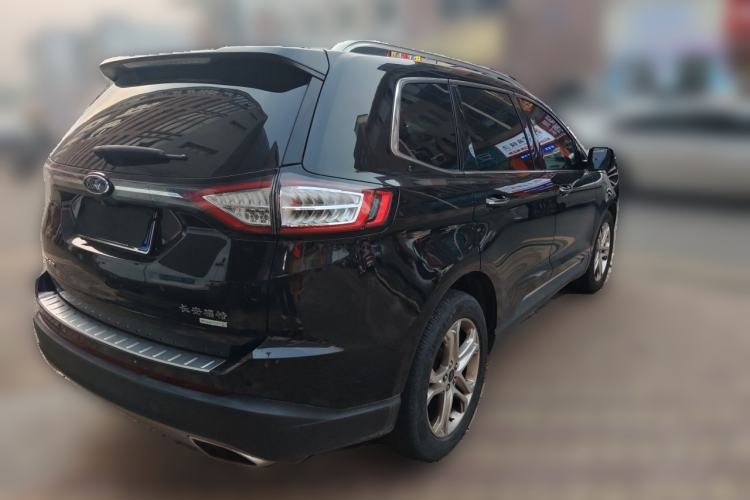 Used Ford Edge 2016 EcoBoost 245 Two-Wheel-Drive Titanium 7-Seater Rear Right 45 Deg