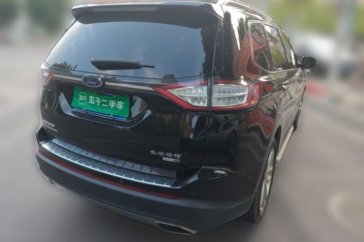 Used Ford Edge 2016 EcoBoost 245 Four-Wheel Drive Titanium 7-Seater Rear Right 45 Deg