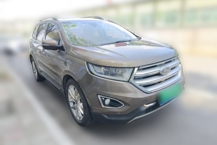 Used Ford Edge 2016 EcoBoost 245 Four-Wheel Drive Titanium 7-Seater Front Right 45 Deg