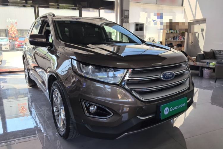 Used Ford Edge 2016 EcoBoost 245 Four-Wheel Drive Titanium Edition 7-Seater Front Right 45 Deg
