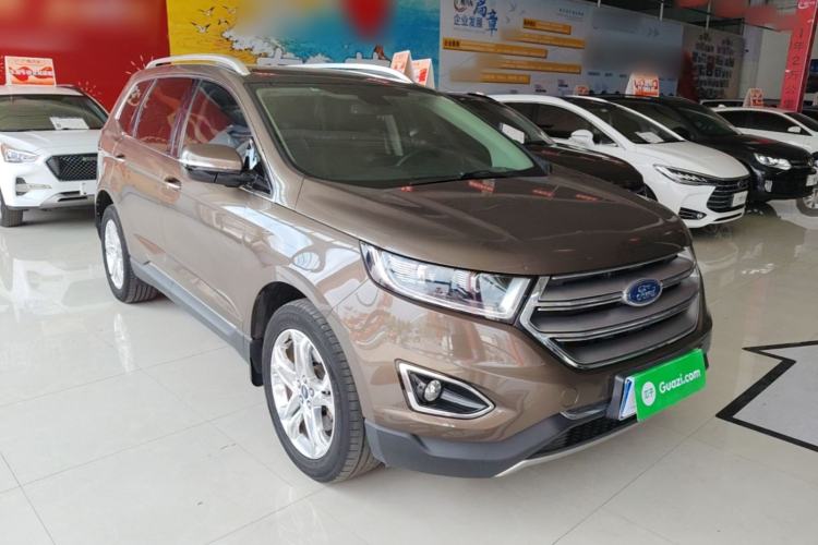 Used Ford Edge 2016 EcoBoost 245 Four-Wheel Drive Titanium Edition 7-Seater Front Right 45 Deg