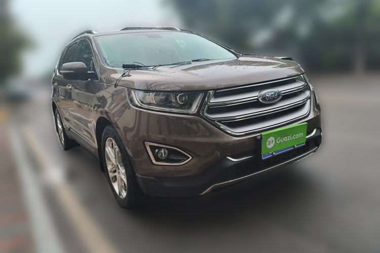 Used Ford Edge 2016 EcoBoost 245 Four-Wheel Drive Titanium Edition 7-Seater Front Right 45 Deg