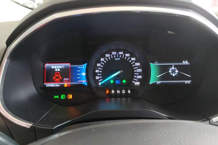 Used Ford Edge 2016 EcoBoost 245 Four-Wheel Drive Titanium Edition 7-Seater Instrument Cluster