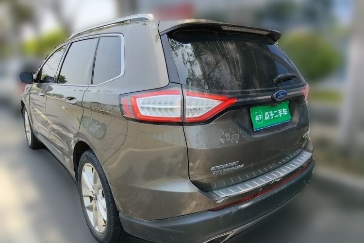 Used Ford Edge 2016 EcoBoost 245 Four-Wheel Drive Titanium 7-Seater Rear Left 45 Deg