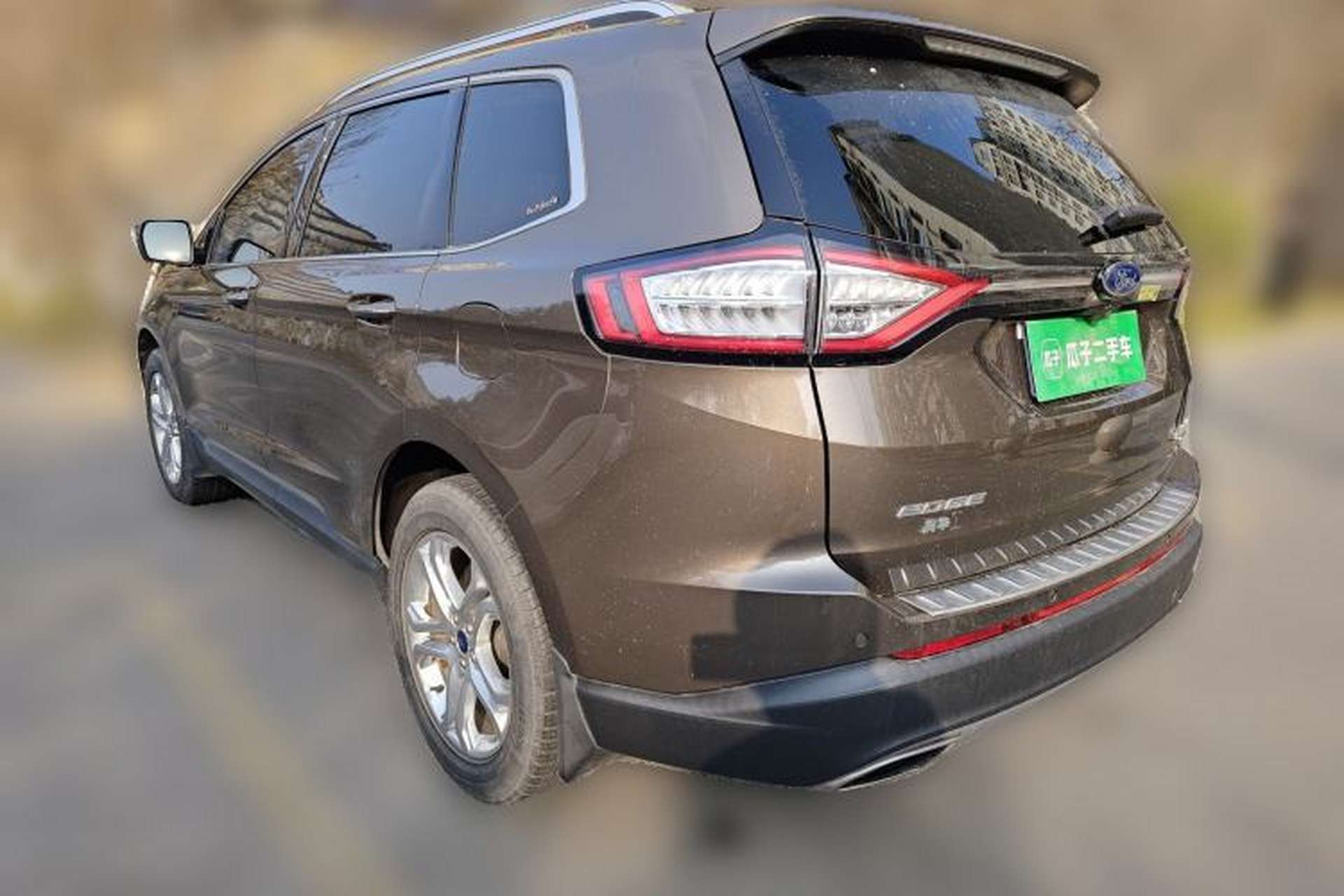 Used Ford Edge 2016 EcoBoost 245 Four-Wheel Drive Titanium Edition 7-Seater Rear Left 45 Deg