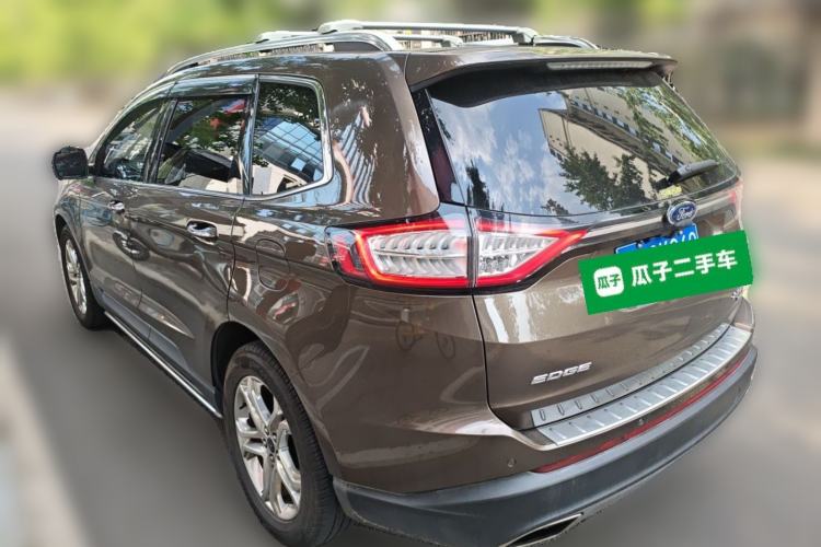Used Ford Edge 2016 EcoBoost 245 Two-Wheel-Drive Titanium 7-Seater Rear Left 45 Deg