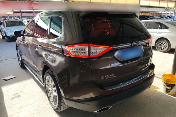 Used Ford Edge 2016 EcoBoost 245 Four-Wheel Drive Titanium 7-Seater Rear Left 45 Deg