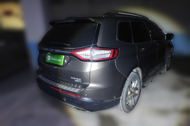 Used Ford Edge 2016 EcoBoost 245 Four-Wheel Drive Titanium 7-Seater Rear Right 45 Deg