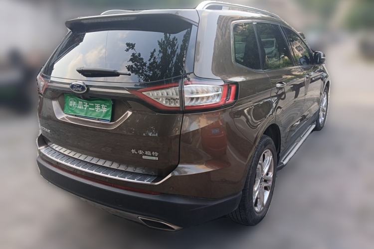 Used Ford Edge 2016 EcoBoost 245 Two-Wheel-Drive Titanium 7-Seater Rear Right 45 Deg