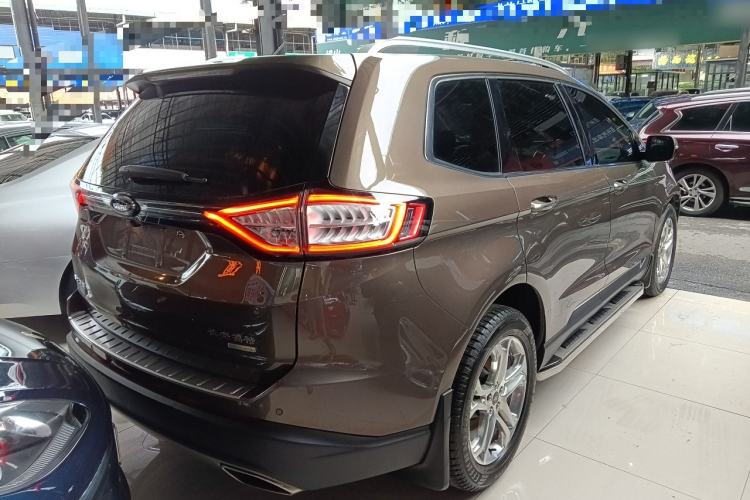 Used Ford Edge 2016 EcoBoost 245 Two-Wheel-Drive Titanium 7-Seater Rear Right 45 Deg