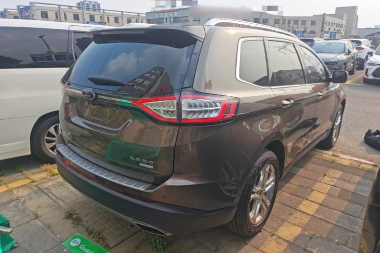 Used Ford Edge 2016 EcoBoost 245 Two-Wheel-Drive Titanium 7-Seater Rear Right 45 Deg