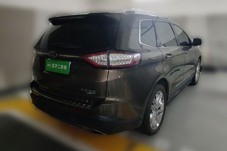 Used Ford Edge 2016 EcoBoost 245 Four-Wheel Drive Titanium 7-Seater Rear Right 45 Deg