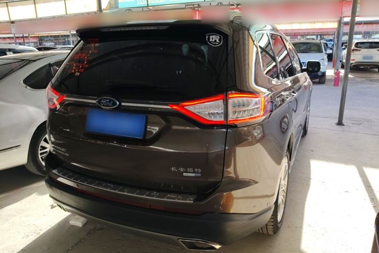 Used Ford Edge 2016 EcoBoost 245 Four-Wheel Drive Titanium 7-Seater Rear Right 45 Deg