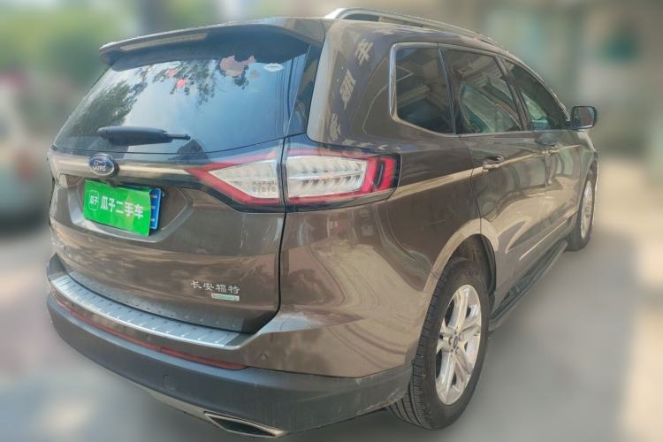 Used Ford Edge 2016 EcoBoost 245 Two-Wheel-Drive Titanium 7-Seater Rear Right 45 Deg