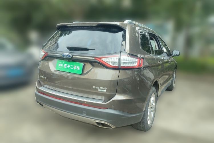 Used Ford Edge 2016 EcoBoost 245 Two-Wheel-Drive Titanium 7-Seater Rear Right 45 Deg
