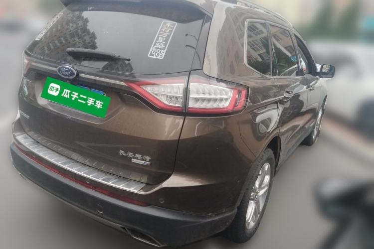 Used Ford Edge 2016 EcoBoost 245 Four-Wheel Drive Titanium Edition 7-Seater Rear Right 45 Deg