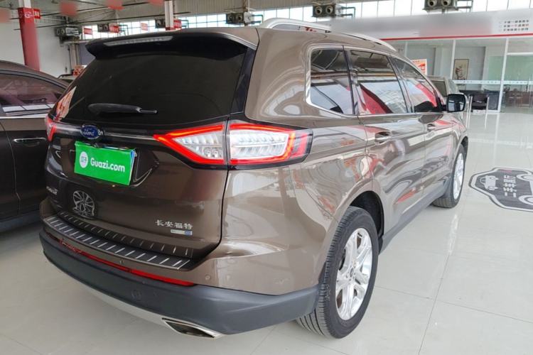 Used Ford Edge 2016 EcoBoost 245 Four-Wheel Drive Titanium Edition 7-Seater Rear Right 45 Deg