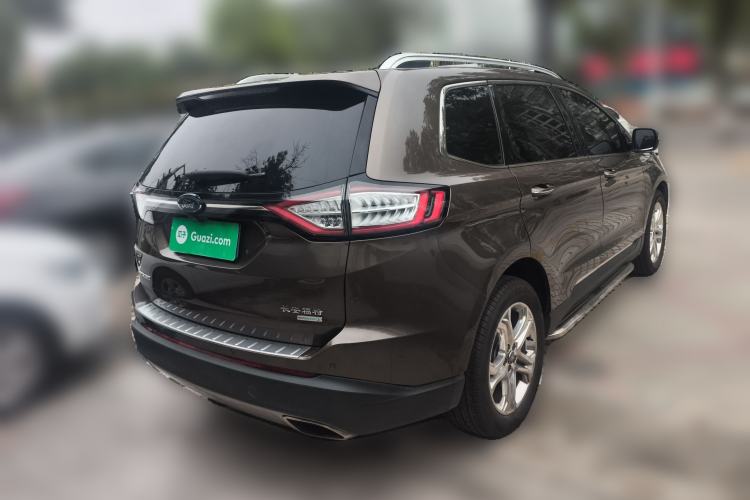 Used Ford Edge 2016 EcoBoost 245 Two-Wheel-Drive Titanium 7-Seater Rear Right 45 Deg
