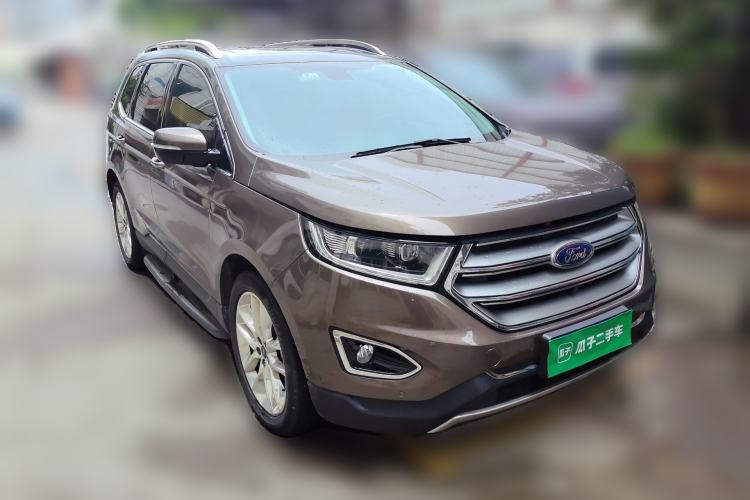 Used Ford Edge 2016 EcoBoost 245 Four-Wheel Drive Titanium 7-Seater Front Right 45 Deg