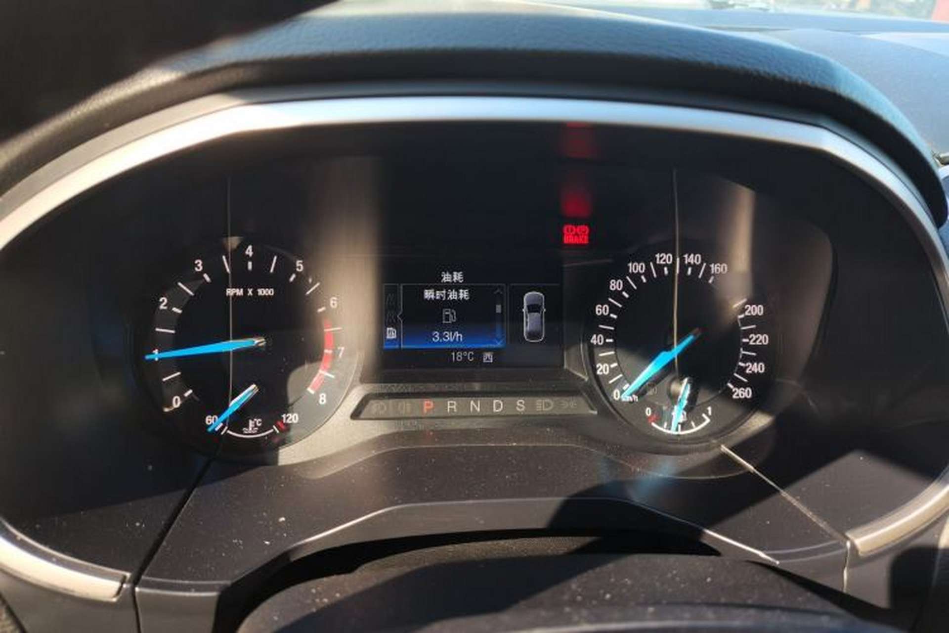 Used Ford Edge 2016 EcoBoost 245 Two-Wheel-Drive Titanium 5-Seater Instrument Cluster