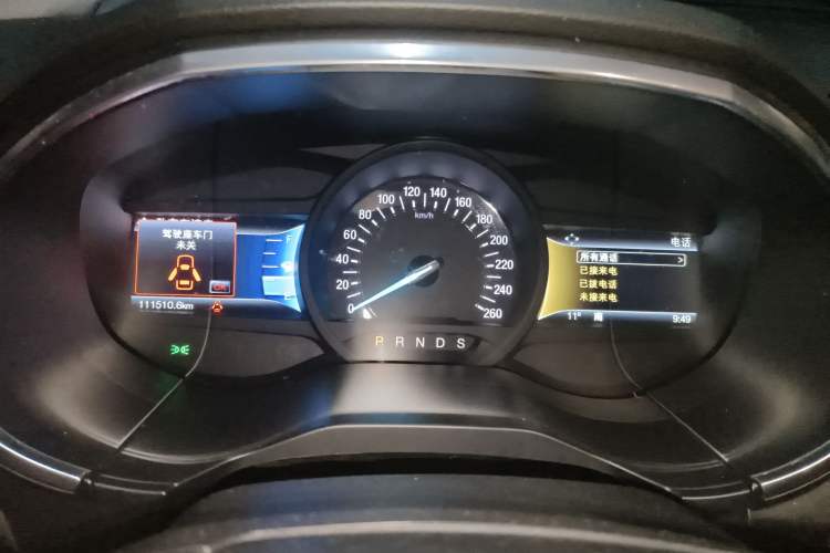 Used Ford Edge 2016 EcoBoost 245 Two-Wheel-Drive Titanium 7-Seater Odometer Close Up