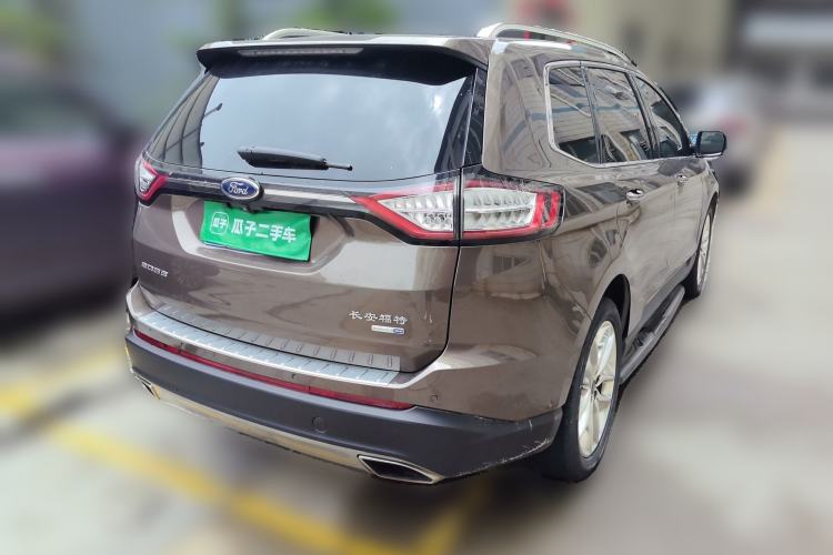 Used Ford Edge 2016 EcoBoost 245 Four-Wheel Drive Titanium 7-Seater Rear Right 45 Deg