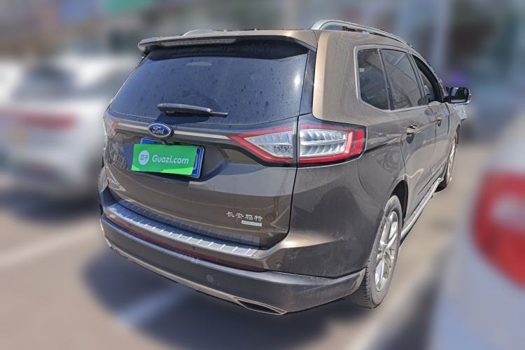 Used Ford Edge 2016 EcoBoost 245 Two-Wheel-Drive Titanium 7-Seater Rear Right 45 Deg