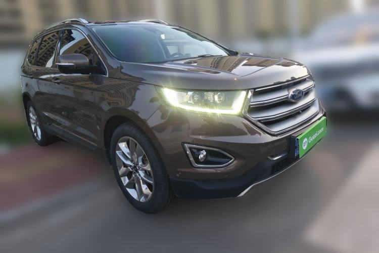 Used Ford Edge 2016 EcoBoost 245 Four-Wheel Drive Titanium 7-Seater Front Right 45 Deg