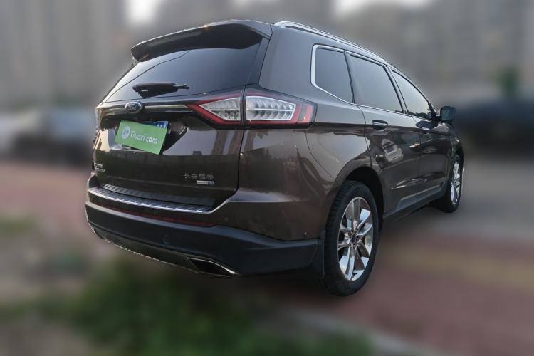 Used Ford Edge 2016 EcoBoost 245 Four-Wheel Drive Titanium 7-Seater Rear Right 45 Deg
