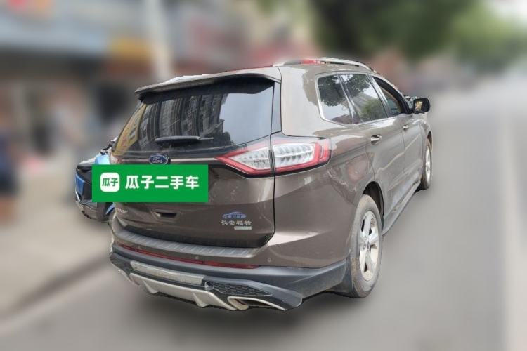 Used Ford Edge 2016 EcoBoost 245 Two-Wheel-Drive Titanium 5-Seater Rear Right 45 Deg