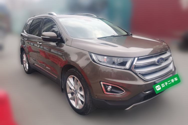 Used Ford Edge 2016 EcoBoost 245 Four-Wheel Drive Titanium 7-Seater Front Right 45 Deg