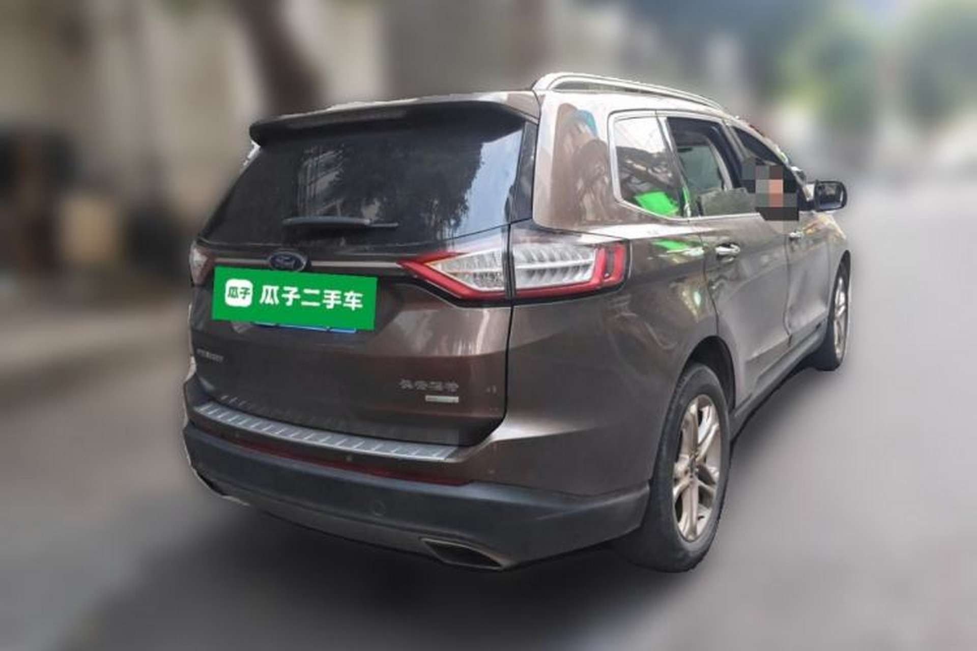 Used Ford Edge 2016 EcoBoost 245 Two-Wheel-Drive Titanium 7-Seater Rear Right 45 Deg